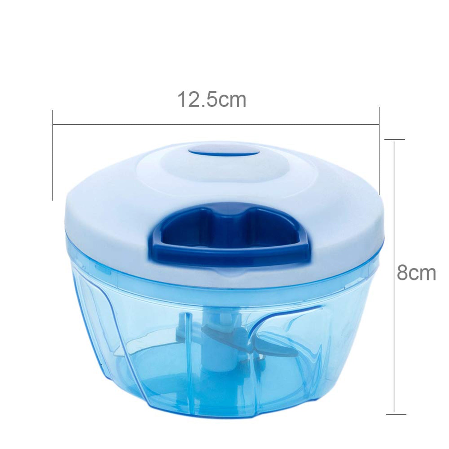 0080 V Atm Blue 450 ML Chopper widely used in all types of household kitchen purposes for chopping and cutting of various kinds of fruits and vegetables etc - DeoDap 0080 V Atm Blue 450 ML Chopper widely used in all types of household kitchen purposes for chopping and cutting of various kinds of fruits and vegetables etc - DeoDap